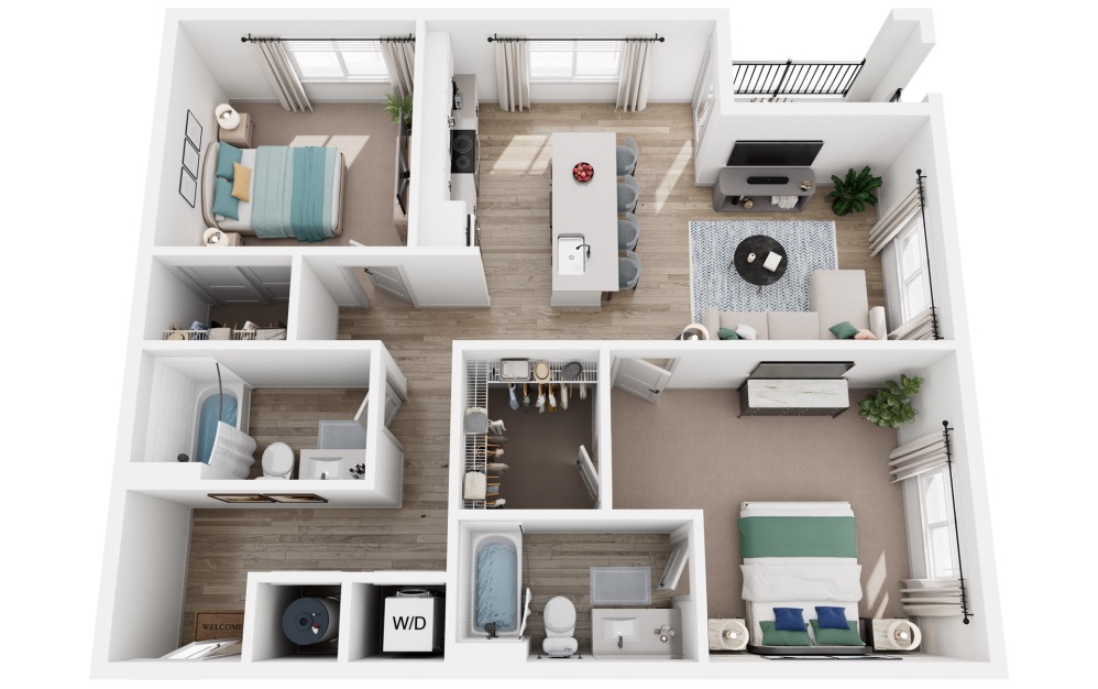 Abstract 2 Bed at Versa