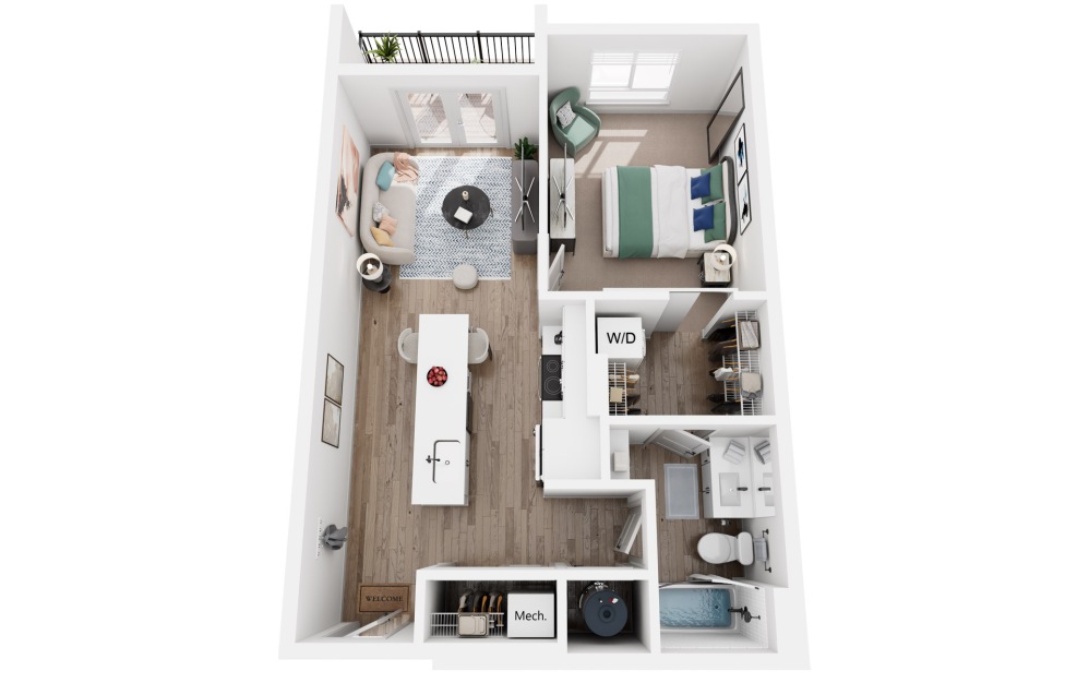 Minimalist 1 Bed at Versa