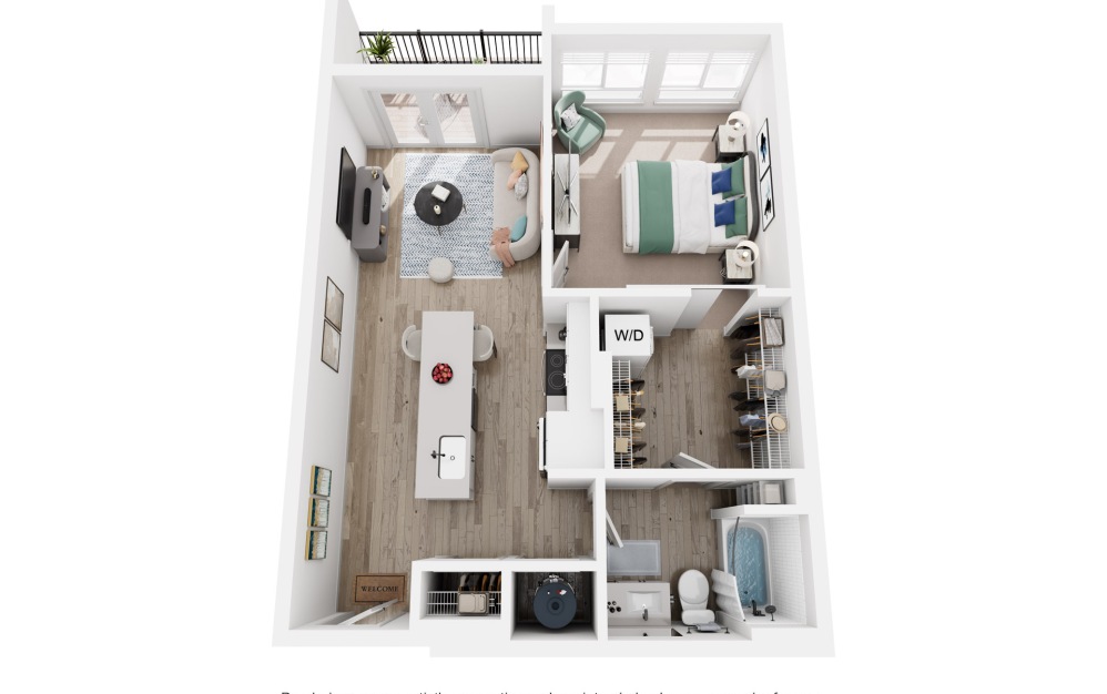 Mosaic 1 Bed at Versa