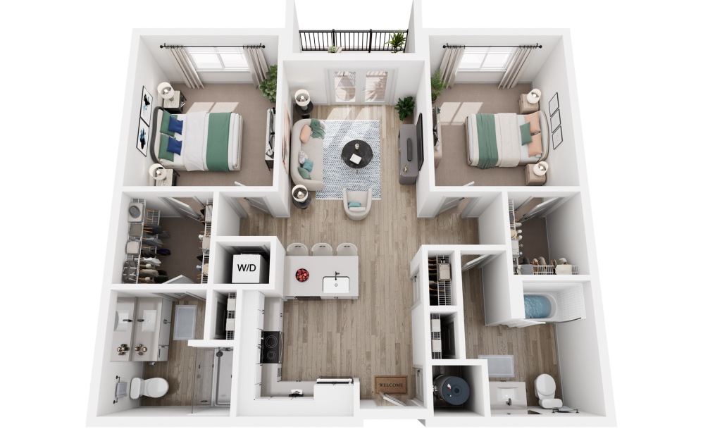 Realistic 2 Bed at Versa